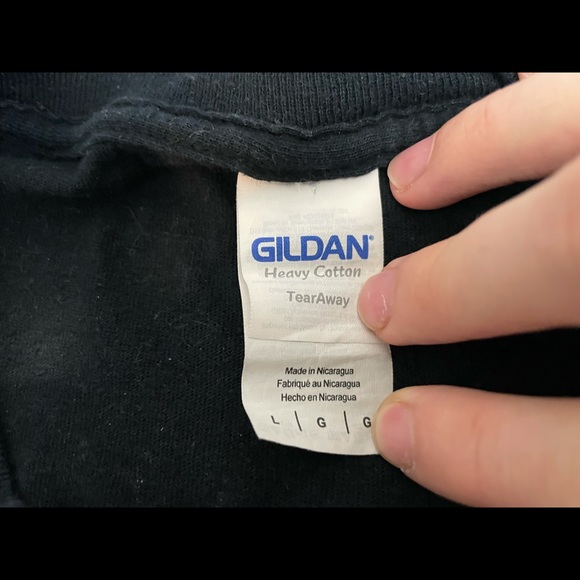 Vintage Fire Department Gildan Short-Sleeve T-Shirt Black Size Large - Picture 2 of 7